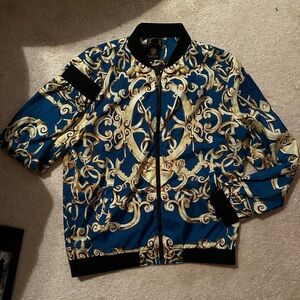 Platini Mens Full Zip Bomber Jacket